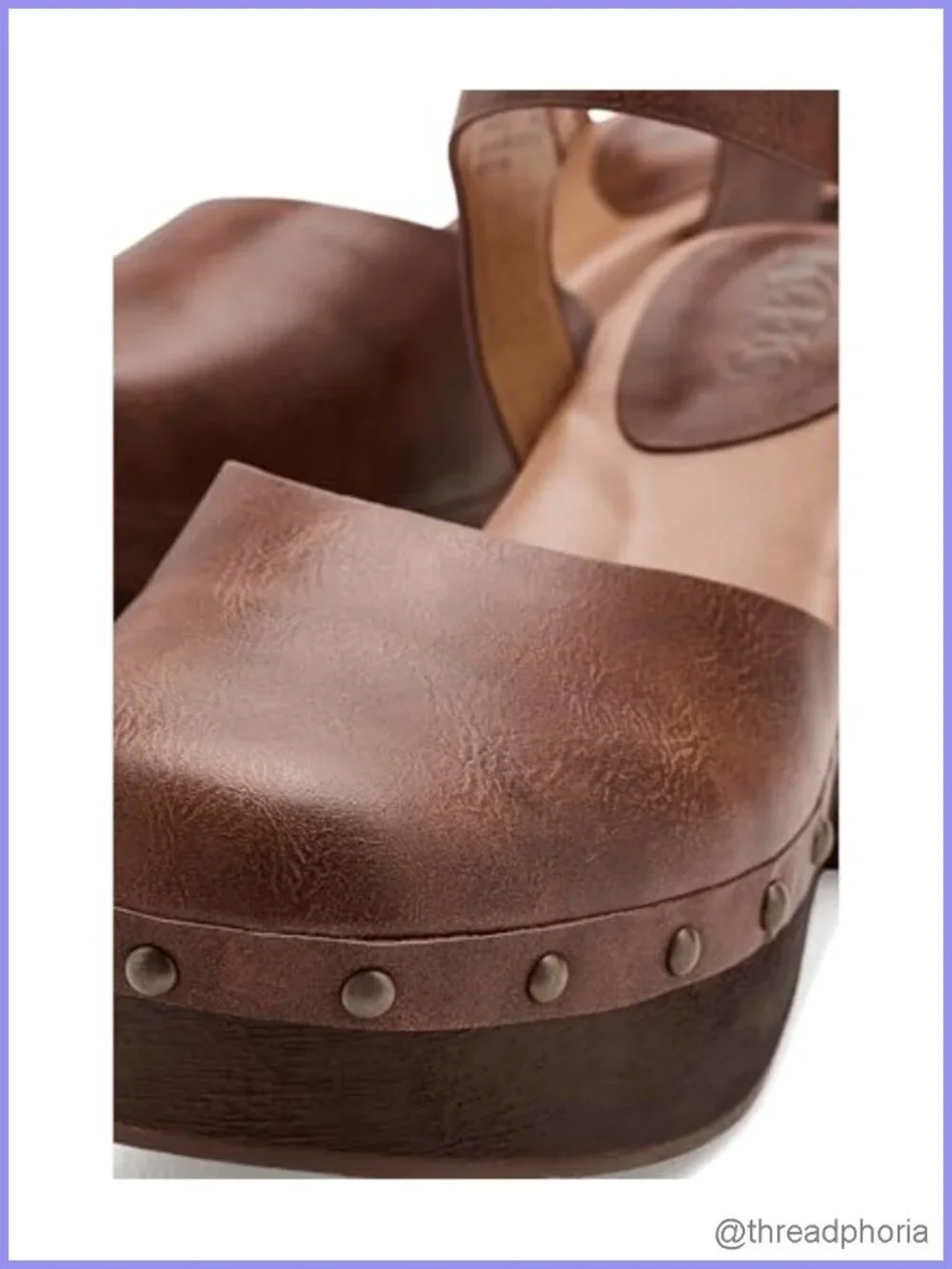 KORKS Women's Lapra Block Heel Ankle Strap Platform Sandal Vegan Leather